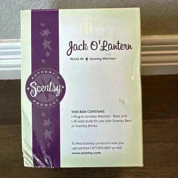 Scentsy Jack O'Lantern Halloween Pumpkin Orange Plug-In Wax Warmer - Picture 5 of 5